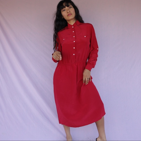 Me. Chaus Silk Dress - Picture 3 of 7